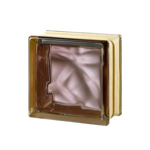 Vitroland 607296 Bloc en verre, bronze Cover