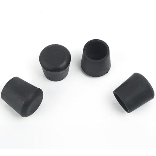 Rubber Leg Tip 1(25mm) 4 Piece Chair Leg Tips Caps Non-Slip (Black)
