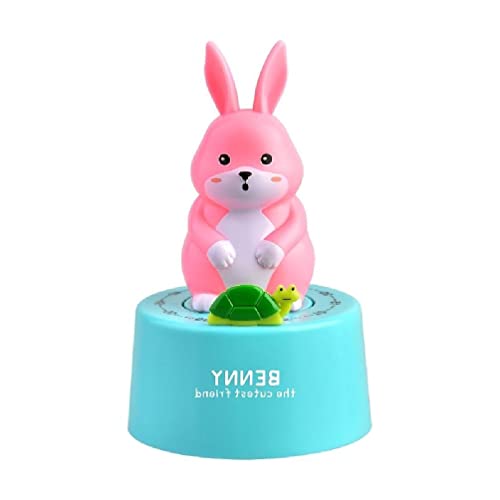 kwoifioy Minuteur de cuisine mécanique classique en forme de lapin - Minuteur de cuisine portable - Minuteur de cuisine - Minuteur de cuisine magnétique Cover