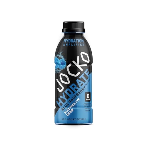 Jocko Fuel Hydrate Electrolyte Drinks - Sports Drink Hydration Amplifier, Thirst Quencher - Scientifically Formulated Electrolyte Blend Blue Raspberry 16 Oz (12 Pack) - Image 4