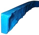 Concrete Stone Rock Edge Form Liner - Countertops, Steps, Benches & Fireplaces (3