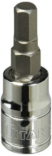Titan 15605 1/4-Inch Drive x 5mm Hex Bit Socket