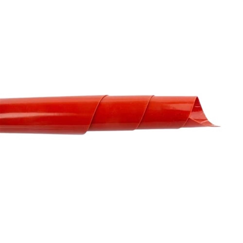 Durchscheinende Dichtungsplatte Rote Silikonkautschukplatte, 1 2 3 4 5 mm * 500 dünne Gummiplattenmatte, quadratische Gummiplattenplatte for die Garage, Stück(500x500x4mm)