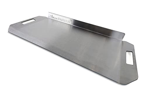 Volcann SMASHA Griddle and BBQ Flat Top Grill Conversion Tool - Commercial Grade Flat Top Grill Accessories for Outdoor, Camping, Beach Party, Hike, Travelling, (200mm X 500mm)