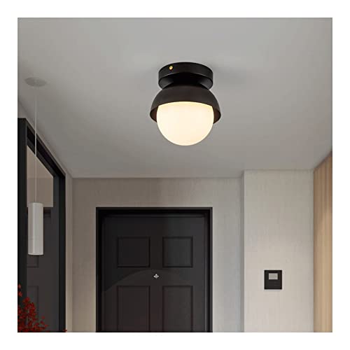 Plafonnier moderne minimaliste en verre luminaire salon couloir étude or HGCHH