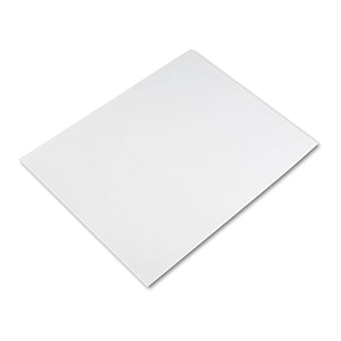 Pacon Railroad Board, White, 22" x 28", 25 Sheets Cover
