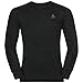 Odlo BL Crew Neck L/S Active WA Trikot Hommes, Black, L