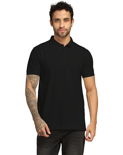 Image of VastraVibes Men's Polo Regular Fit T-Shirt