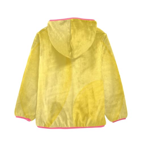 GuoChe Light Yellow Pattern Boys Sherpa Jacket2