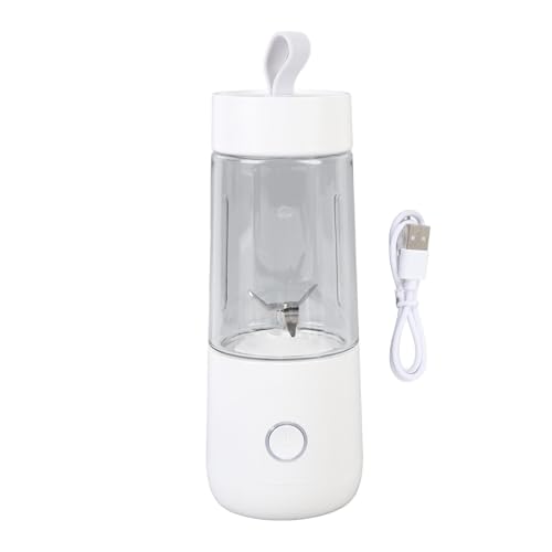 Rechargeable Personal Blender with Li Ion Battery, Compact Portable Blender for Smoothies, Cordless Mini Blender for Travel, Camping, Gym