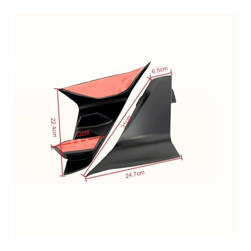 Aileron de moto look carbone pour carénage CBR1000RR finition premium - 4