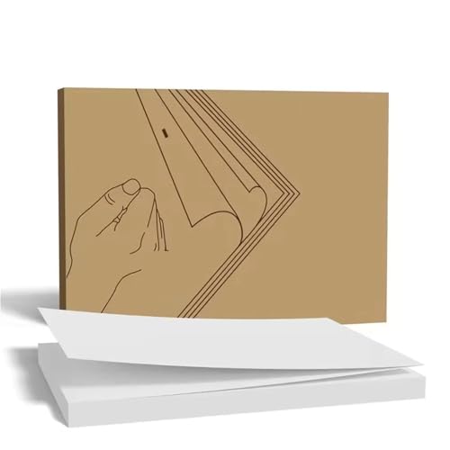 ݊܂PeriPage ܂肽ݎ A4 MA8.5 x 11 C` |[^uv^[p(100pcs Fold Paper)