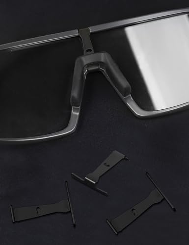 Image of Metallic Replacement Wicket for Oakley Sutro OO9406 /Sutro Asian Fit OO9406A /Sutro S OO9462 Sunglasses - BLACK*3