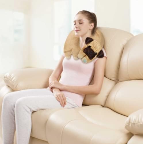 Miniatura 3 de BCL Health Masaje vibratorio Masajeador de cuello de felpa para perro y portador de almacenamiento personalizado