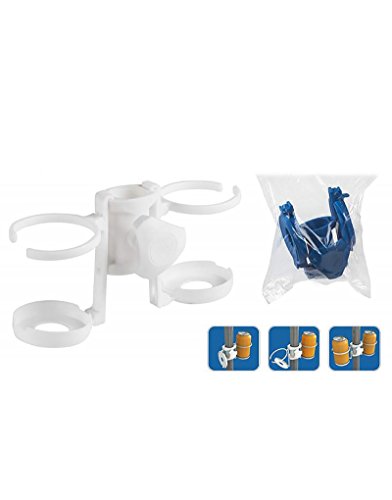 Soporte para Vasos para Sombrilla de Playa Dos Colores Hogar y Más - White