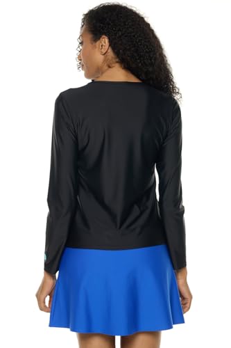 Coolibar UPF 50+ Women's Palmetto Long Sleeve Swim Shirt - Sun Protective2