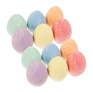 DIYEAH 12 Stück Eiformen Pastell Zeichenkreide