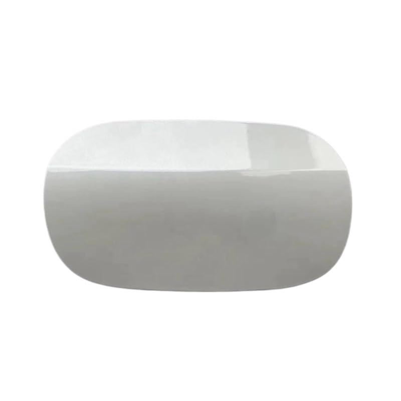 Tapón de aceite del motor Cubierta De Tanque Combustible Exterior Coche Para Benz Para Clase E Para W213 E200L E300L E320L E260L 2016-2021(White)