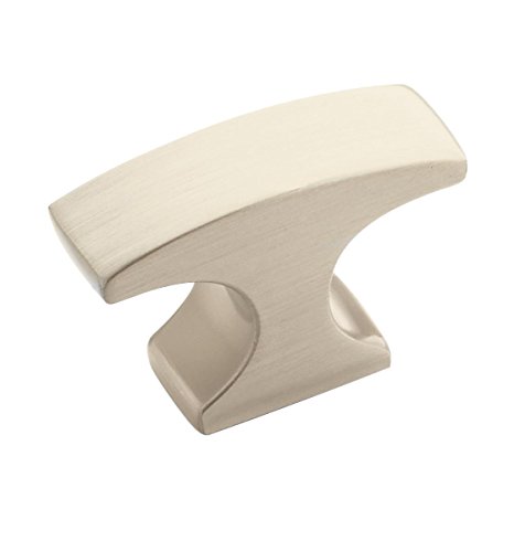 Amerock | Cabinet Knob | Satin Nickel | 1-1/2 inch (38 mm) Length | Conrad | 1 Pack | Drawer Knob | Cabinet Hardware