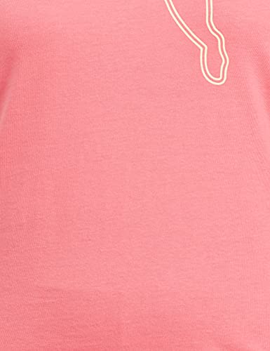 Image of Puma Women's Sporty Graphic T-Shirt 6 | 100% Cotton Regular Fit T-Shirt with Bold Puma Cat Print for Women | Soft & Breathable Crew Neck Tee for Sporty Looks, Travel & Everyday Street Style