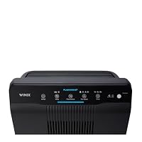 WINIX 5500-2 luftreiniger Allergiker, CADR 390m³/h, 99㎡, Air Purifier für Raucherzimmer gegen Allergien, Staub, Pollen, Tierhaare, Luftqualitätsanzeige, Auto Schlafmodus, Schwarz – Ansicht 3