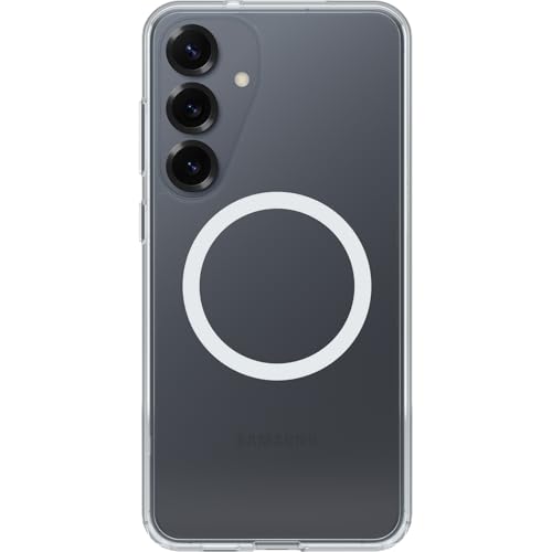 Image of OtterBox Symmetry Series Clear Transparent Case with Magnets for Samsung Galaxy S25+, Shockproof, Drop-Proof, Protective Case, 3X Military Standard Tested, Transparent