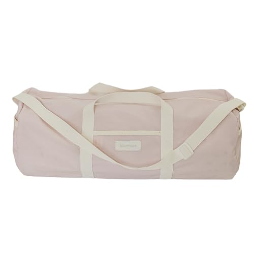 Toddler Waterproof Nap Mat Bag, Protective Nap Mat Carrying Bags for Kids Girls and Boys Daycare, naps and sleepovers. (Light Pink)