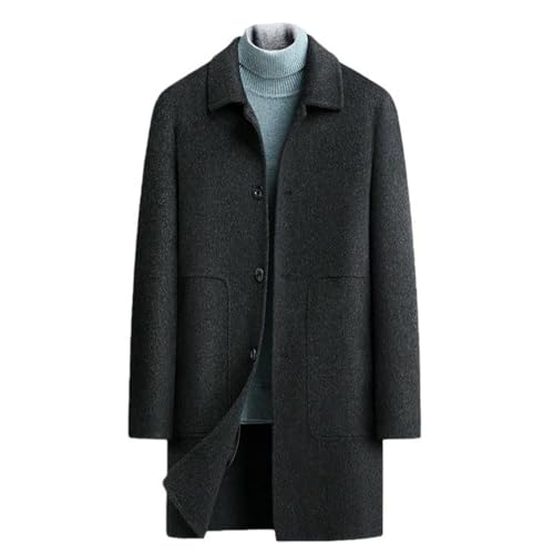 Manteau double face en laine de qualité supérieure homme