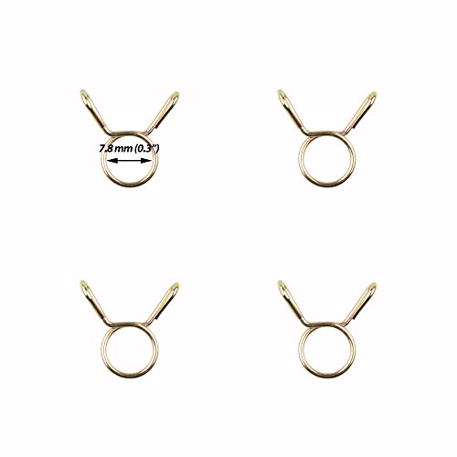 Image of 1PZ In-Line Gas Fuel Shut Off Petcock fits 6mm 1 /4 inch or 3 /16 inch ID Hose Fuel Line for 50cc 70cc 90cc 100cc 110cc 125cc Scooter Quad Go Kart Moped Baja BA150 ATV X15 X18 X22 Mini Pocket Bike (Pack of 2)