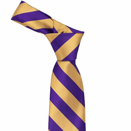 Image of tiemart Men's Striped Tie Standard Length