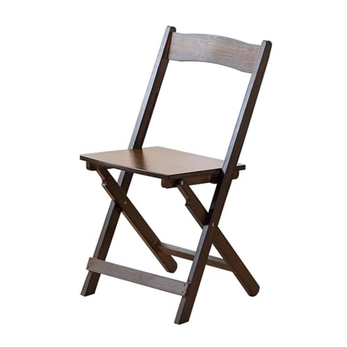 Chaise de salle à manger pliante pour manque de place, assise portable en bambou