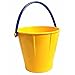 Spielstabil Large Sand Pail Beach Toy - 2.5L German-Made Sand Bucket - Kids Beach Essentials, Toddler Outdoor Toys, & Sandbox Toys - Colors Vary