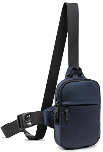 higouta Mini Sling Bag for Men Women, Waterproof Utility Crossbody Backpack Chest Bag for Hiking Travel Sports Running