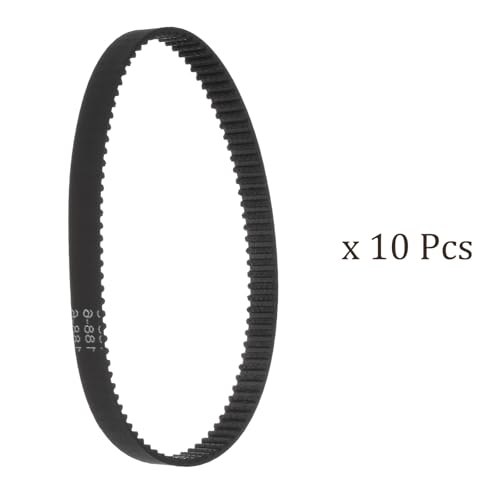 Kozelo 188-2GT-6 Gummizahnriemen - [ 6mm Breite, 188mm Steigungslänge ] Geschlossene Schleifen-Zahnriemen passend für 3D-Drucker, 94 Zähne