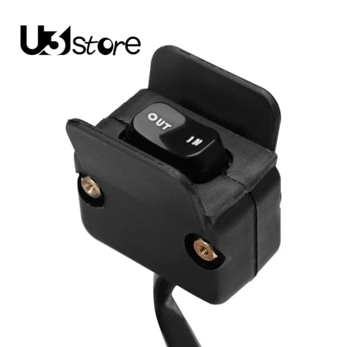 12V Winch Rocker Thumb Switch with Mounting Bracket Handle Bar Control Switch for KFI, WARN, Ramsey, SUPERWINCH, Champion, Venom, Badland etc.