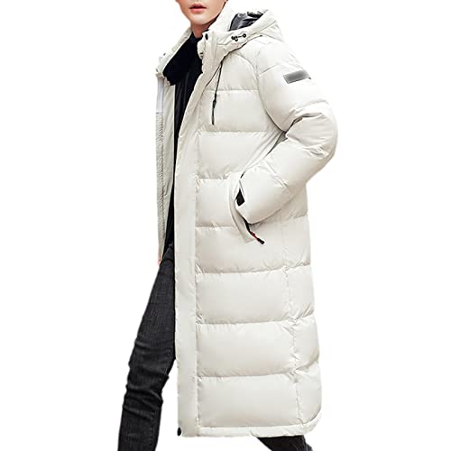 Manteau long en duvet de canard pour homme KCD790White taille L