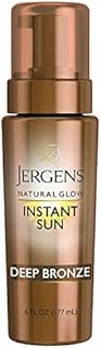 Jergens Natural Glow Instant Sun Sunless Tanning Mousse, Deep Bronze 6 oz (Pa...