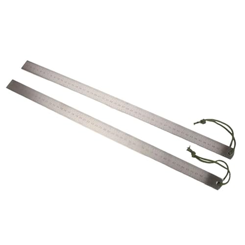 Règle de mesure lot de 2 outils en acier contre la déformation