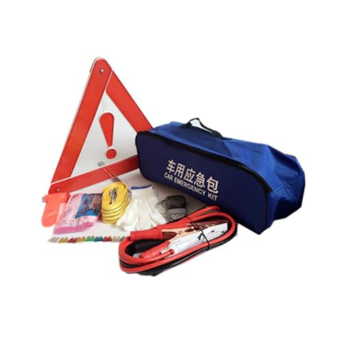 Veemoon 9 Pièces Kit D'assistance Voiture Kit De Fournitures Pour Voiture Trousse De Kit D'urgence Assistance Routière