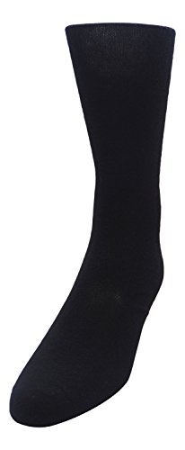 Trimfit Big Girls Flat Knit (Comfortoe) Tights Black 8-10