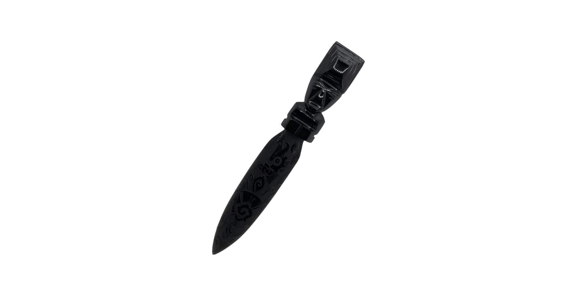 Amazon.com: 7.6 in Black Obsidian Letter Opener, Polished