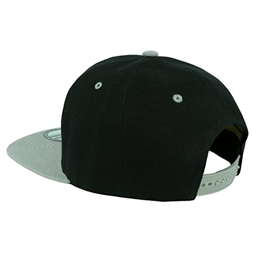 Image of Gelante Plain Blank Flat Brim Adjustable Snapback Baseball Caps Wholesale LOT 12 Pack
