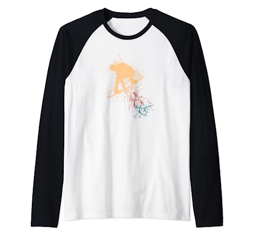 Wakeboard DNA Wakeboarder Wakeboard Wakeboarding Board Camiseta Manga Raglan