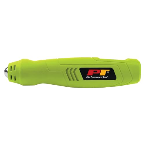 Image of Performance Tool W2082 Compact Rechargeable Cordless Heat Gun, 600 Degree Max Output, Vinyl Wrap, Shrink Tubing, Wire Connectors, Crafts, Phone Repair
