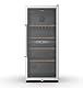 Corberó CFKWC91SWDZ Weinkühlschrank 200L, 91 Flaschen, statisch mit Ventilator, schwarze Glastür, Doppelzone, LED-Licht, 4 Holzböden, 45 dB, Energieeffizienz G,