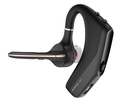 Poly Voyager Legend 50 Bluetooth-Headset – NoiseBlockAI, WindSmart, Smart-Sensor, 10 Stunden Akkulaufzeit, Geräuschunterdrückung, Schwarz