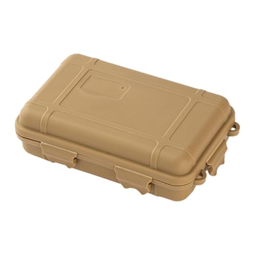 Caja de herramientas de supervivencia, funda de herramientas de camping al aire libre, herramienta de camping antipresión, maleta sellada para desierto, tamaño grande, a prueba de golpes