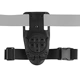 CZMYCBG Adjustable Drop Leg Platform Tactical Belt Holster Adapter, for Tactical Hunting Airsoft Platform, Quick Release Locking System(Black)