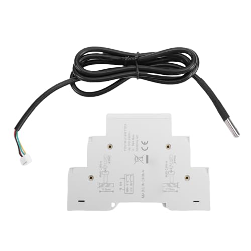 Capteur WiFi température humidité 16A régulation automatique rail DIN