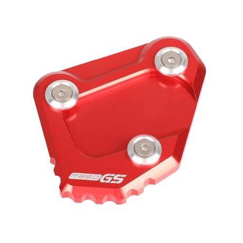 Plaque support élargie F750GS pour éviter la chute de votre moto sur bitume chaud